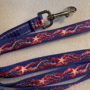 Lupine Ltd Ed 6' Dog Leash SUPER STAR Patriotic Stars USA Red White Blue NEW
